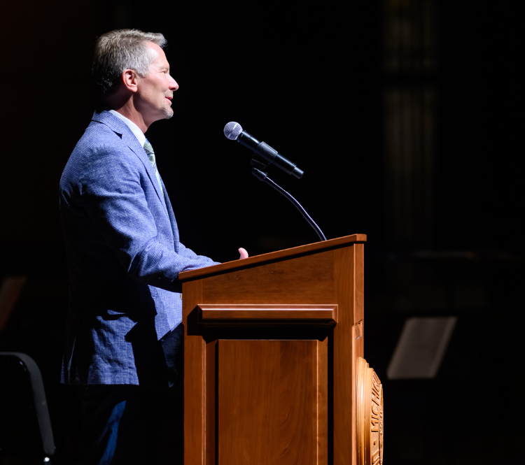 Michigan State University President Kevin M. Guskiewicz