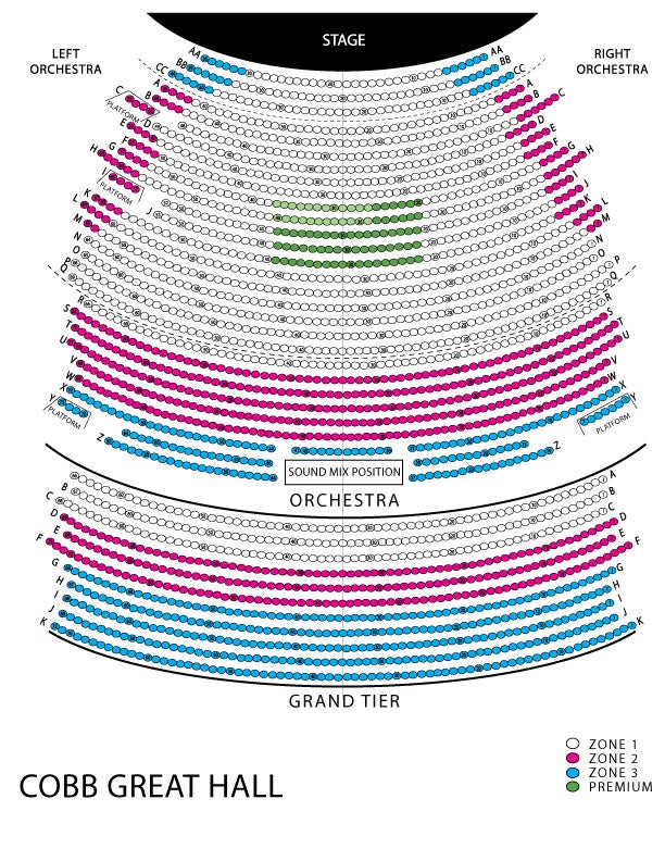 Motown The Musical Seating Chart