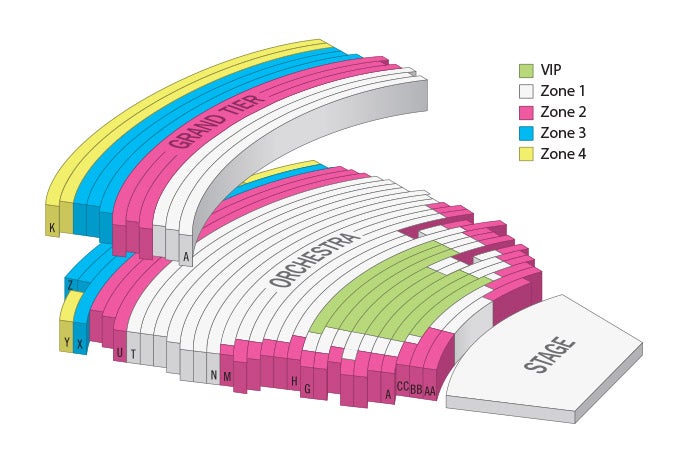 Aladdin Seating Chart