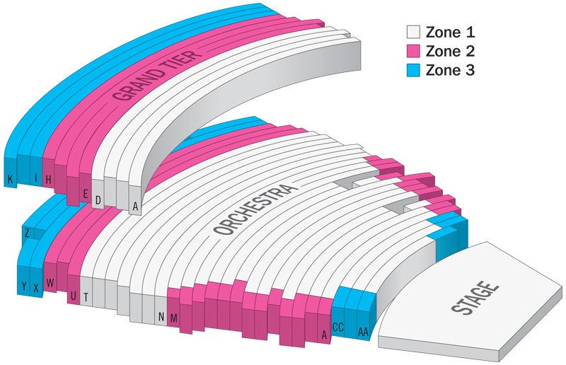 Jazz Seating Chart 3d