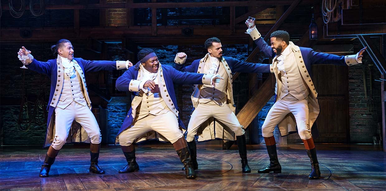 HAMILTON And Peggy National Tour Company, © Joan Marcus